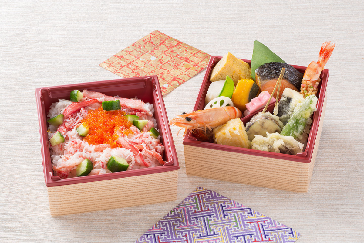 蟹ちらし二段重