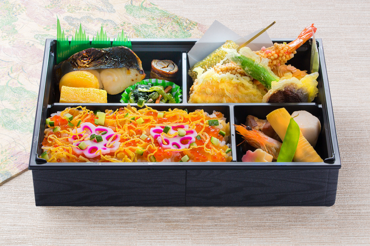 彩りちらし弁当